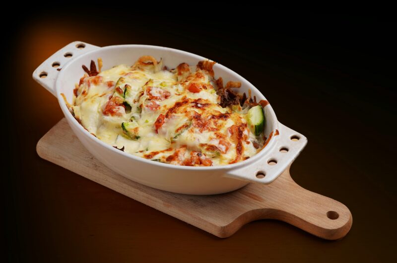 Gratin de Courgettes & Riz à la Tomate