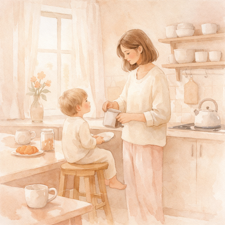 8 astuces simples pour des matins plus calmes avec des enfants