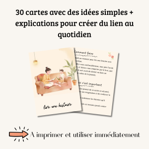 30 cartes parent-enfant | Activités 2-5 ans pour créer du lien au quotidien (PDF imprimable)